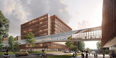 UPMC Hillman Cancer Hospital exterior.
