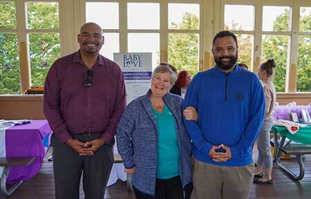 Representative Madsen and Representative Fleming show their support at the Dauphin County NFP event