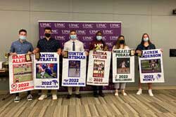 Pictured are six of the 2021-20212 Student Athlete Perseverance Award recipients from regional schools. UPMC recognized 11 student athletes this year.