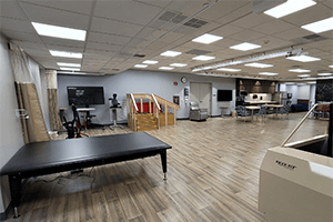 The new rehabilitation gym at UPMC Williamsport.