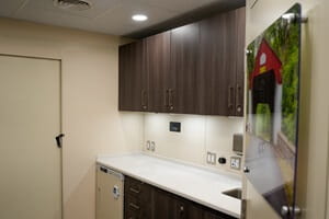 Mobile Health Center Lab Area