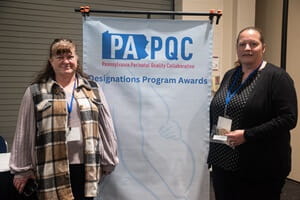 From left: Tina Foster, professional staff nurse, UPMC Magee-Womens Birthplace in Wellsboro; Khara Martin, unit director, UPMC Magee-Womens Birthplace in Wellsboro. 