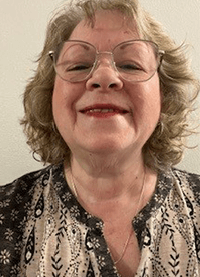 Image of Cynthia after surgery.