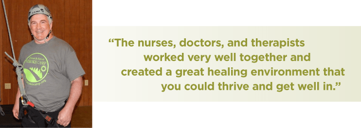 Steve's story banner.