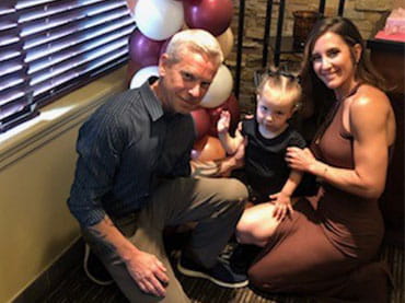 Eliana and her family.